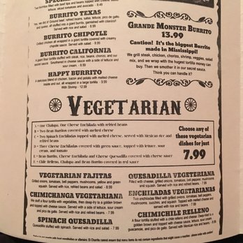 El Charrito - a menu for a mexican restaurant - Mexican Near Me - Water Valley, Mississippi El Charrito - a menu for a mexican restaurant - Mexican Near Me - Water Valley, Mississippi