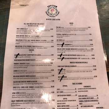 Kopitiam - Menu front - Malaysian Near Me - New York, New York Kopitiam - Menu front - Malaysian Near Me - New York, New York