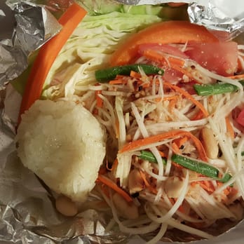 Manao Thai Street Eats - Papaya Salad Set - Thai Near Me - Seattle, Washington