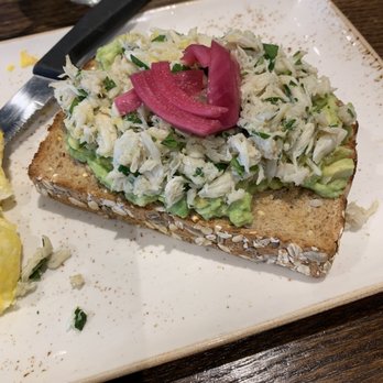 First Watch - Crab and Avocado Toast SPECIAL - Breakfast & Brunch Near Me - St. Ann, Missouri