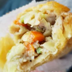 King's Wok - Inside the fresh egg roll