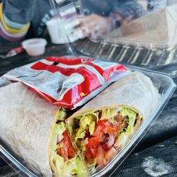 Kelly's Roast Beef - Veggie wrap