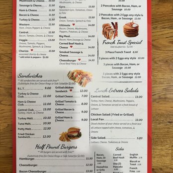 Central Diner - Menu - Breakfast & Brunch Near Me - Saint Petersburg, Florida Central Diner - Menu - Breakfast & Brunch Near Me - Saint Petersburg, Florida