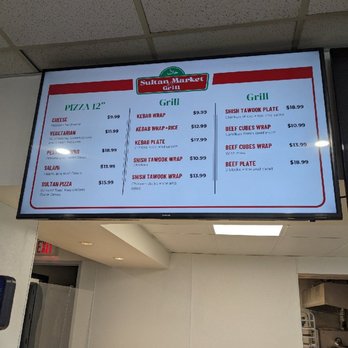 Sultan Market - Menu for made to order food. Pizza and Grill - Grocery Near Me - Vancouver, British Columbia