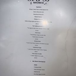 R&B Brunch Menu R&B Brunch Menu