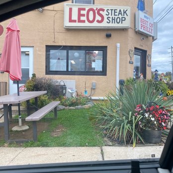 Leo's Steak Shop - Front right there around those hedges or plants things - Sandwiches Near Me - Folcroft, Pennsylvania Leo's Steak Shop - Front right there around those hedges or plants things - Sandwiches Near Me - Folcroft, Pennsylvania