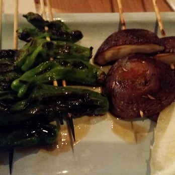 Kushiyu - Shishito peppers and shitake mushrooms - Sushi Bars Near Me - Tarzana, California