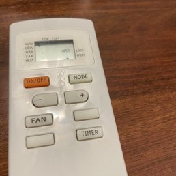 Remote for AC with prints and yuck