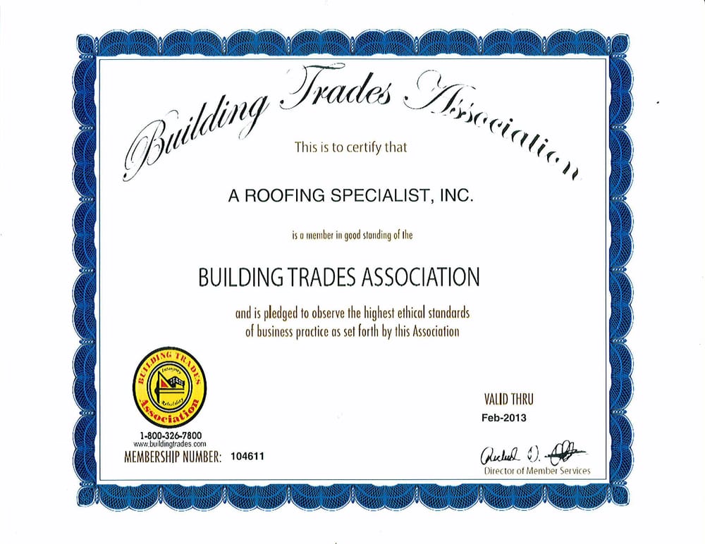 Slide of A Roofing Specialist