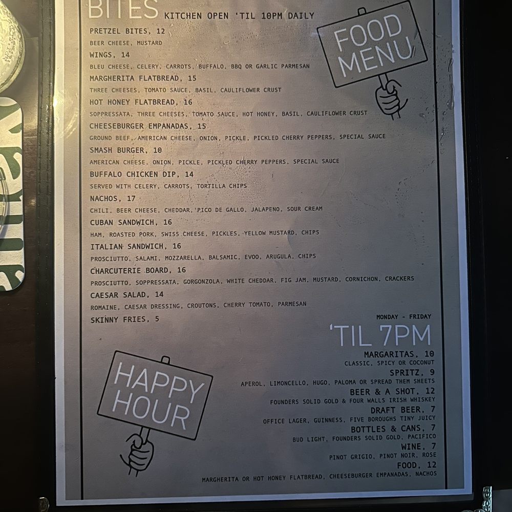 The Office - food menu june 2025 - Cocktail Bars Near Me - New York, New York The Office - food menu june 2025 - Cocktail Bars Near Me - New York, New York