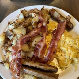 The Lumberjack breakfast plate