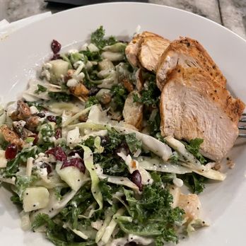 The District - The  Harvest Salad with grilled chicken. It was fresh and flavorful. I would order this again. Tasty dressing. - American Near Me - Providence, Rhode Island