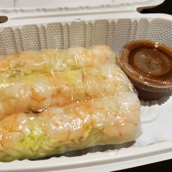 Pho 54 - Shrimp salad roll (takeout package)
