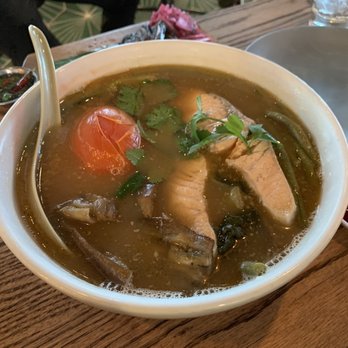 Be More Pacific - Salmon Sinigang - Filipino Near Me - Houston, Texas Be More Pacific - Salmon Sinigang - Filipino Near Me - Houston, Texas
