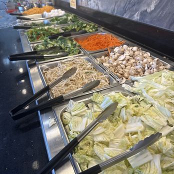 New China Mongolian BBQ - Vegetables bar - Chinese Near Me - Upland, California New China Mongolian BBQ - Vegetables bar - Chinese Near Me - Upland, California