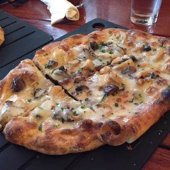 Serious Pie Downtown - Mushroom truffle pizza. Melts in your mouth - Pizza Near Me - Seattle, Washington