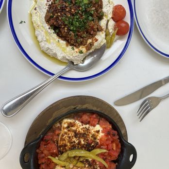 Mandolin Aegean Bistro - Baked Feta and Ali Nazik - Mediterranean Near Me - Miami, Florida