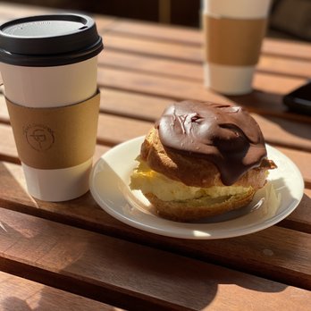 Texas Grounds Coffee Company - Cream puff and cappuccino - Coffee Roasteries Near Me - Helotes, Texas Texas Grounds Coffee Company - Cream puff and cappuccino - Coffee Roasteries Near Me - Helotes, Texas
