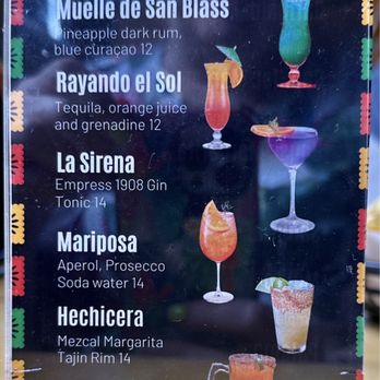 Plaza Garibaldi - Drink menu - Mexican Near Me - Seattle, Washington