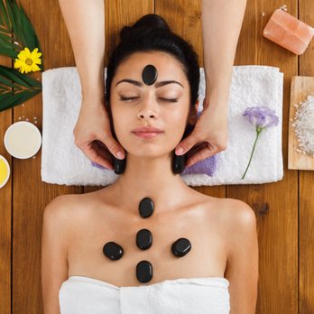 Veda head spa - Hot Stone face, neck, and shoulders massage - Reiki Near Me - Burbank, California