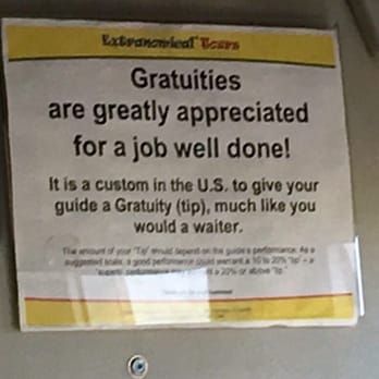 Extranomical Tours San Francisco - A reminder to guests. - Tours Near Me - San Francisco, California