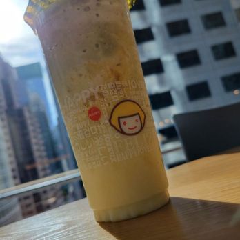 Happy Lemon - Mango Matcha: By the window at HQ! - Bubble Tea Near Me - San Francisco, California Happy Lemon - Mango Matcha: By the window at HQ! - Bubble Tea Near Me - San Francisco, California