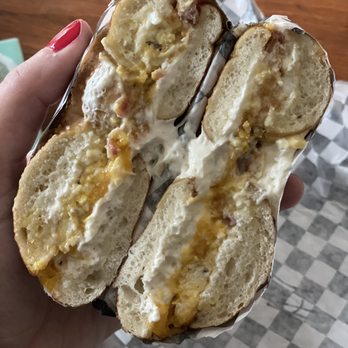 Post Pike Bar & Cafe - #1 bagel, egg and cheese (add bacon) - Bars Near Me - Seattle, Washington Post Pike Bar & Cafe - #1 bagel, egg and cheese (add bacon) - Bars Near Me - Seattle, Washington