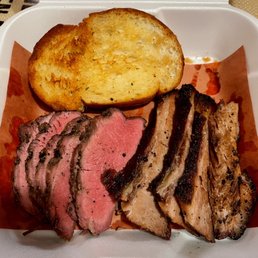 Tri-Tip and Brisket Combo Plate (with bread) Tri-Tip and Brisket Combo Plate (with bread)