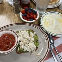 Countryside Cafe - Crab avocado toast!