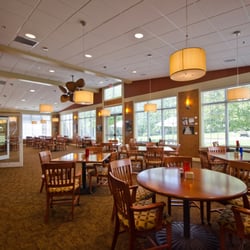 Silver Maples of Chelsea - The Bistro 100 offers a casual dining venue with a beautiful view of our courtyard and garden area.  Picnic tables offer outside seating.