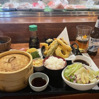 Wok & Roll - Lunch Bento Box was fabulous and made fresh to order. The tempura was so light. - Chinese Near Me - Fullerton, California
