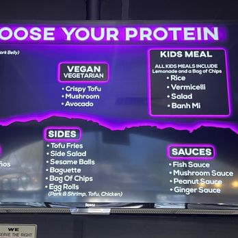 La Baguette Vietnamese Sandwiches - Protein choices for meals at La Baguette - Vietnamese Near Me - Palm Desert, California La Baguette Vietnamese Sandwiches - Protein choices for meals at La Baguette - Vietnamese Near Me - Palm Desert, California