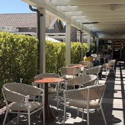 Outdoor seating available