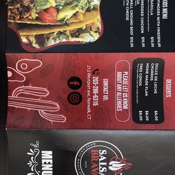 Salsa Brava - Menu 2 - Mexican Near Me - Norwalk, Connecticut