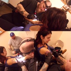 Area 52 Tattoo - Shawn in action