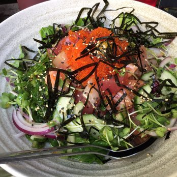 Roppongi Sushi - Chef's special poki salad - Japanese Near Me - Livermore, California
