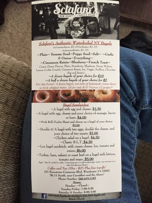 Menu photo 7 Sclafani's New York Bagels and Bread Winchester, VA