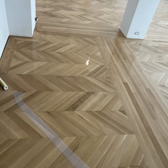 Connolly Floor Service - Custom made Rift and Quarter sawn white oak herringbone was installed, site-sanded, and finished in this historic Eastside apt. Building. - Flooring Near Me - Yonkers, New York Connolly Floor Service - Custom made Rift and Quarter sawn white oak herringbone was installed, site-sanded, and finished in this historic Eastside apt. Building. - Flooring Near Me - Yonkers, New York