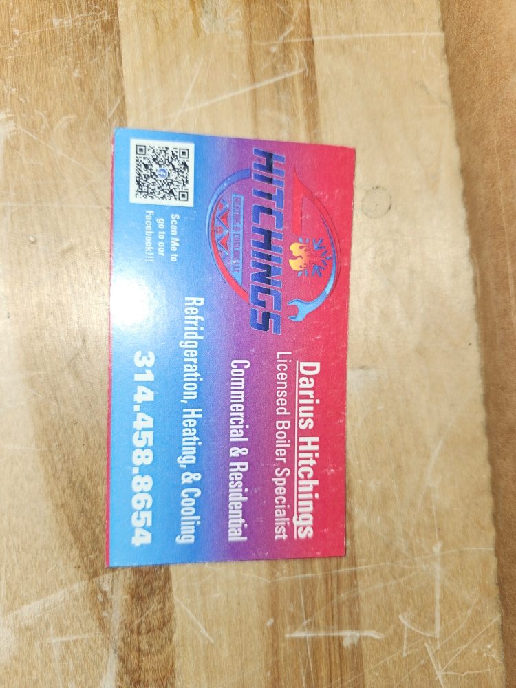 Slide of Hitchings Heating and Cooling