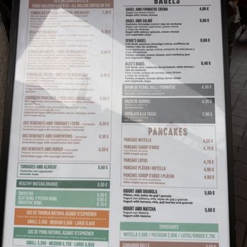 Montroig - Breakfast Menu - Coffee & Tea Near Me - Sitges, B