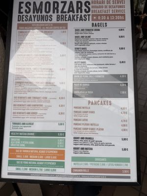 Menu photo 1 Montroig Sitges, B