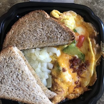 Scramblers - Awesome Avocado Omelette, Hash-Browns with Onion, and Wheat Toast - Breakfast & Brunch Near Me - Canal Winchester, Ohio