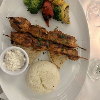 Taverna On The Green - Grilled Chicken Kabab - New American Near Me - Paramus, New Jersey