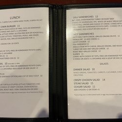 Corner Pocket Bar and Grill - Menu September 2022