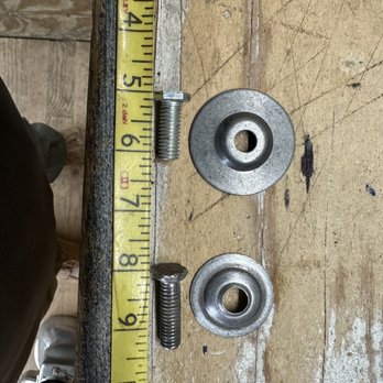 Dynasty Flooring Supply - New bolt/washer Old bolt/washer! Clearly two totally different bolts and washers... - Building Supplies Near Me - Brooklyn, New York Dynasty Flooring Supply - New bolt/washer Old bolt/washer! Clearly two totally different bolts and washers... - Building Supplies Near Me - Brooklyn, New York