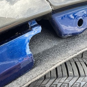 Ceramic My Car - Example of broken frame from installer taking off the trim piece to wrap - Auto Detailing Near Me - Orange, California