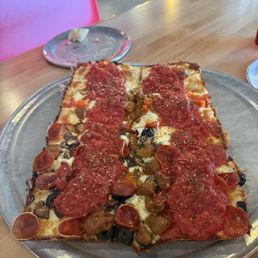 Detroit Style Pizza