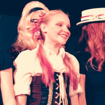 Raise the Barre - Erin taking a bow after performing Happily Ever After - Performing Arts Near Me - Laguna Niguel, California