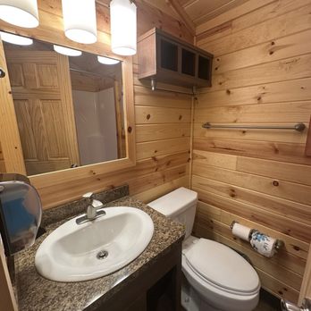 Bay Center / Willapa Bay KOA - Bathroom had hand soap provided - Campgrounds Near Me - South Bend, Washington
