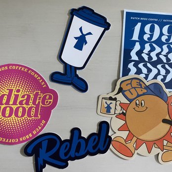 Dutch Bros Coffee - Stickers - Coffee & Tea Near Me - Spring, Texas Dutch Bros Coffee - Stickers - Coffee & Tea Near Me - Spring, Texas